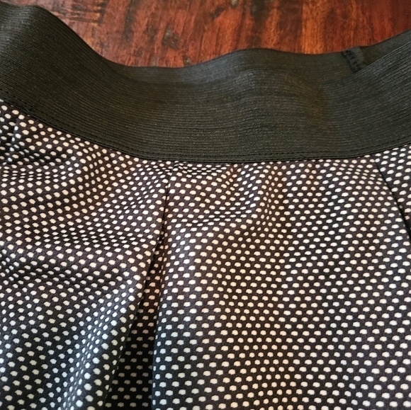 JUNIORS Joe boxer black and white pok a dot mini skirt size large. - Picture 4 of 5